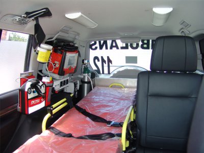 EMS Wheeled Snowtrack Ambulance